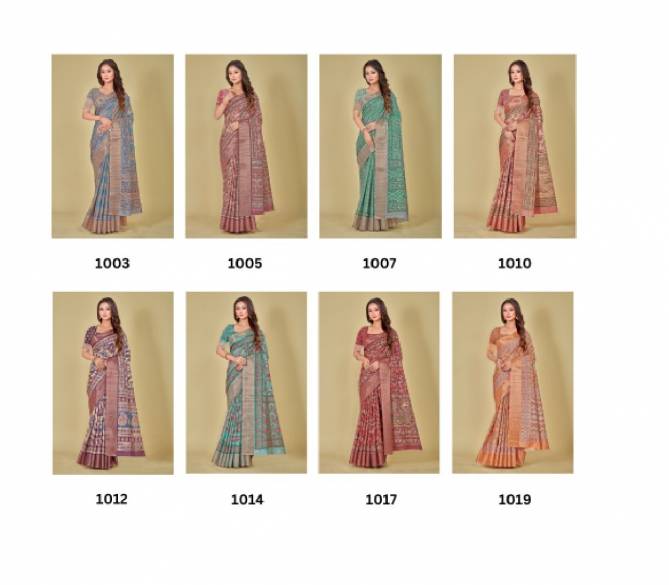Kisah 1019 Silk Daily Wear Sarees Catalog